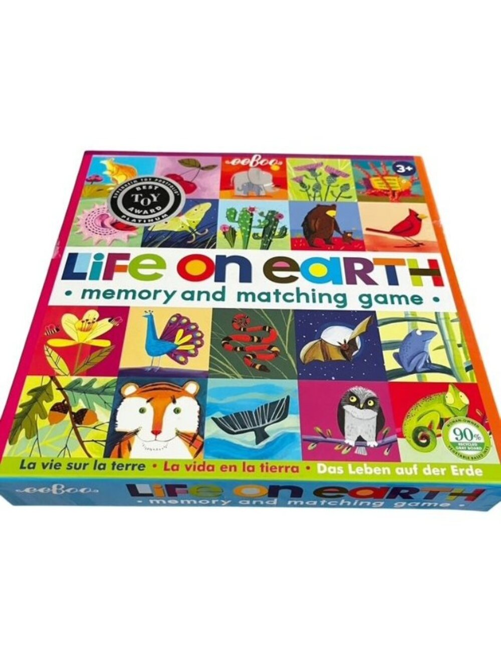 eeBoo Life on Earth Memory and Matching Game